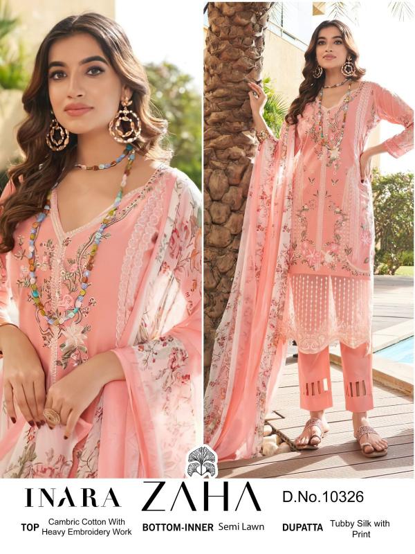 Zaha Inara Vol 1 Cotton Pakistani Salwar Kameez Collection